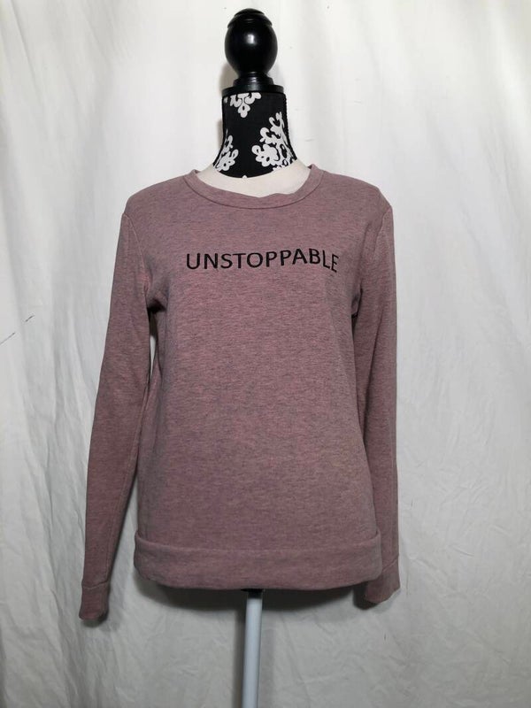 Jacqueline de Yong oudroze sweater met borduur maat S