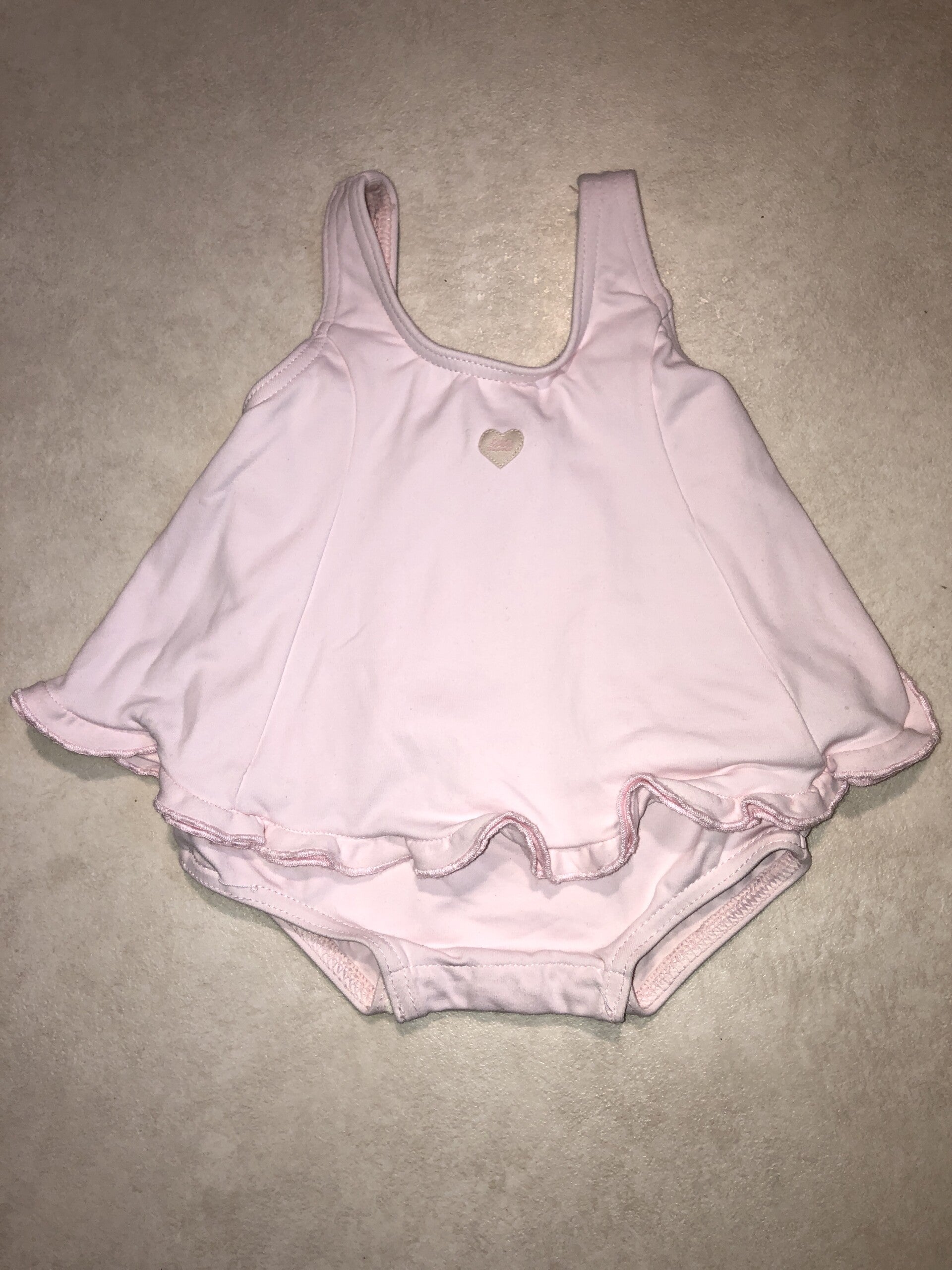 Lili gaufrette roze badpakje maat 68