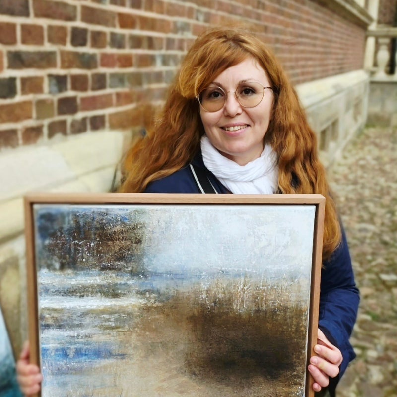 Künstlerin, JostArt, Jost, Greven, Malen, Kunst, Bilder, Naturinsperiert, Kreativer Prozess