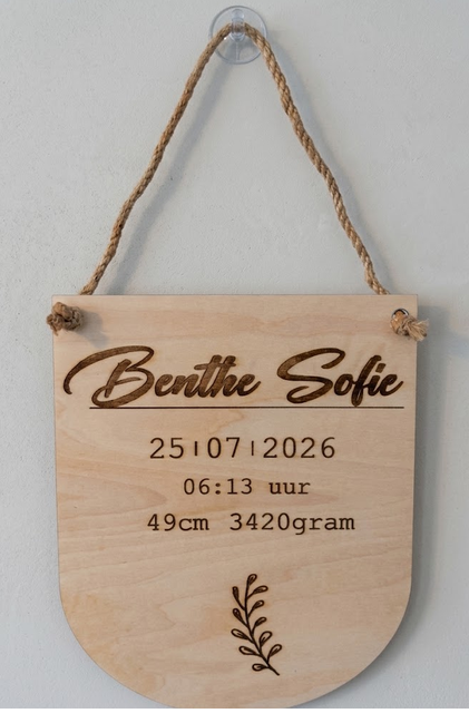 Geboortebordje €11,95