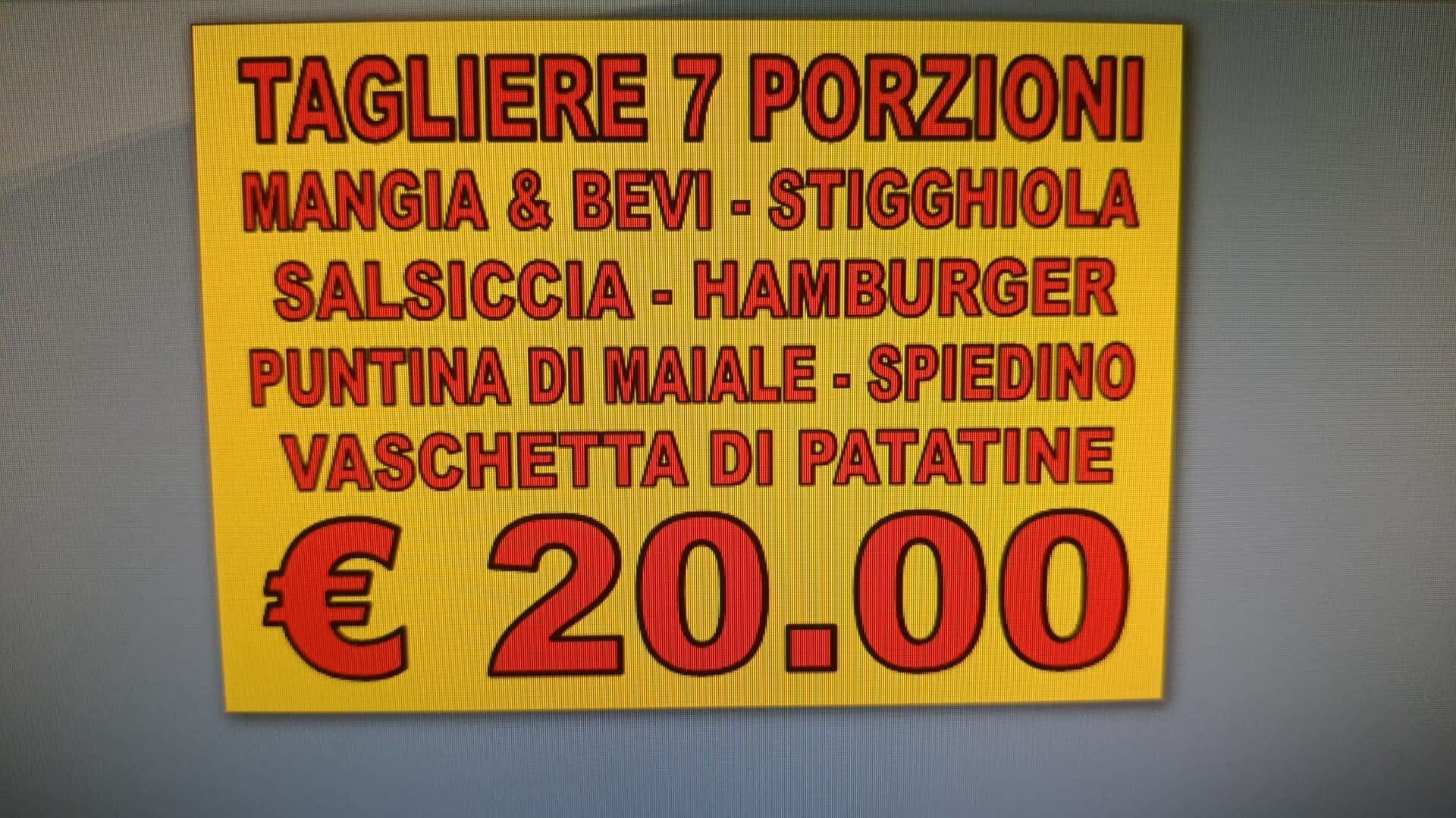 tagliere 7 porzioni
