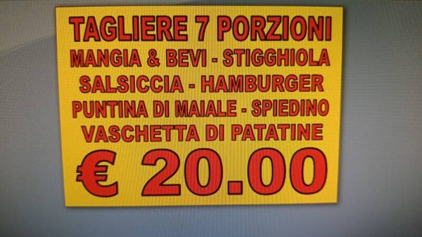 tagliere 7 porzioni