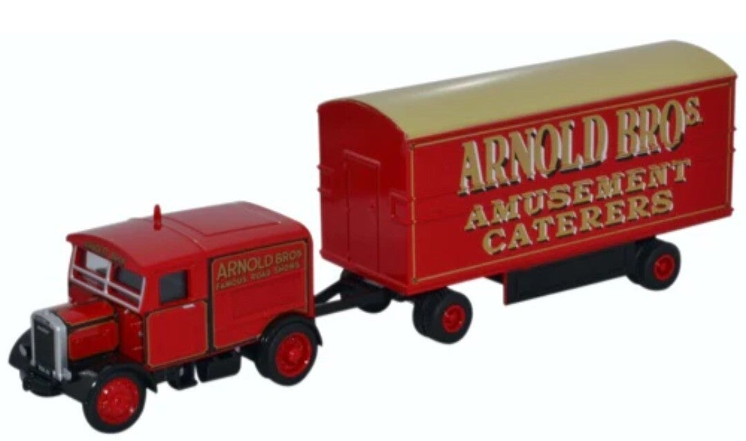 76SST007-Scammell Showtrac and Trailer Arnold Bros