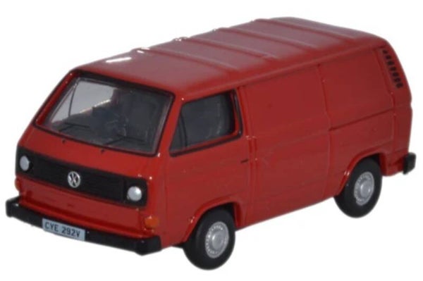 76T25007 VW T25 Van Red