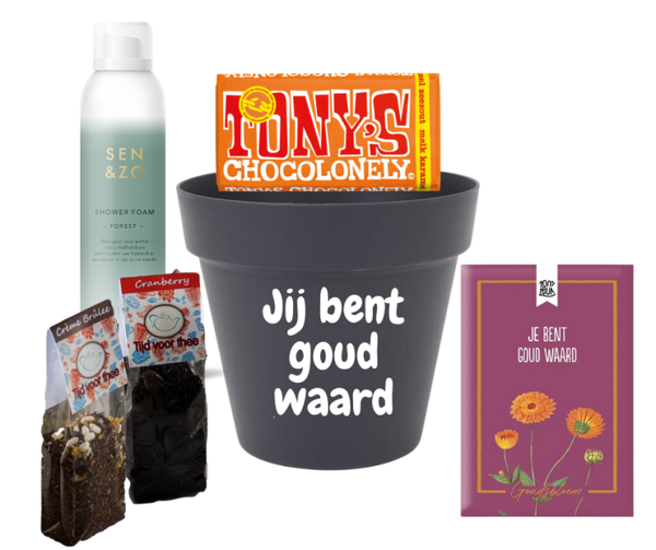 Jij bent goud waard cadeau pakket
