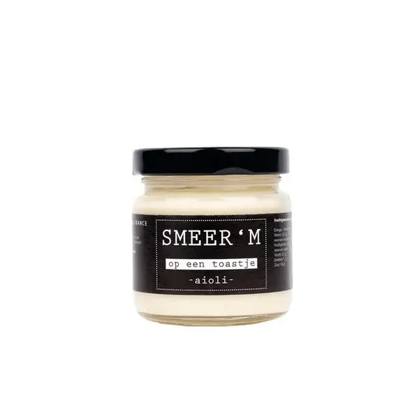 Aioli smeer em op een toastje