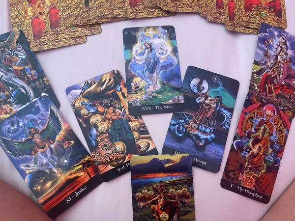 TIRADA DE TAROT CON TODOS LOS ARCANOS