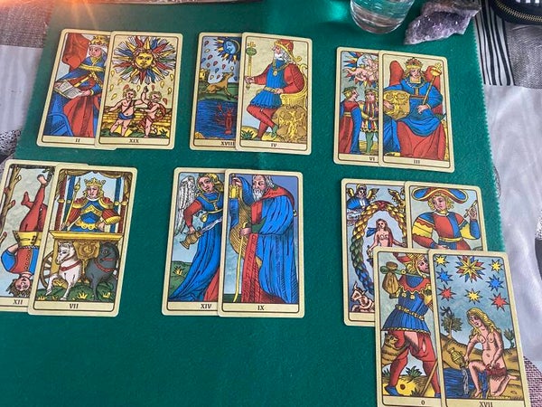 TIRADA DE TAROT EVOLUTIVO CON ARCANOS MAYORES