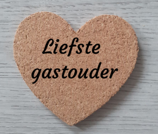 Onderzetters voor gastouder/leidster