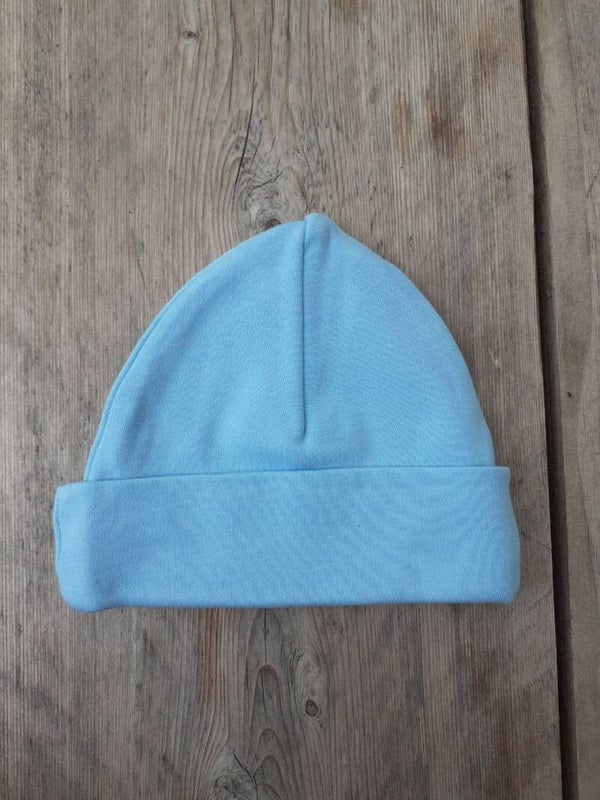 Baby mutsje maat 50/56 kleur blauw