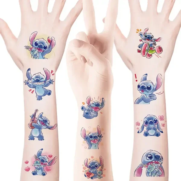 tatouages Temporaires Disney Stritch Aquarelle