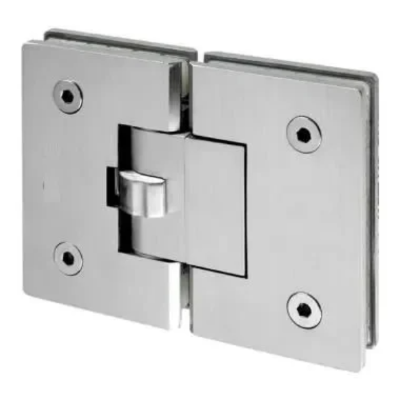 Stainless Steel Glass to Glass Hinge 180° SS 304 Brush Finish