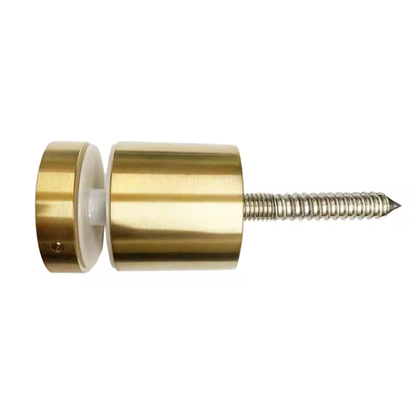 SS 304 Gold Mirror Glass Standoff | Glass Hardware UAE