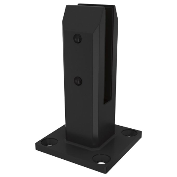Stainless Steel Glass Spigot Black Finish SS 304 (20 cm)