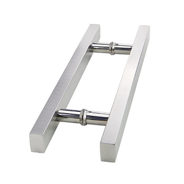 Stainless Steel Square Pull Handle Mirror Finish SS 304