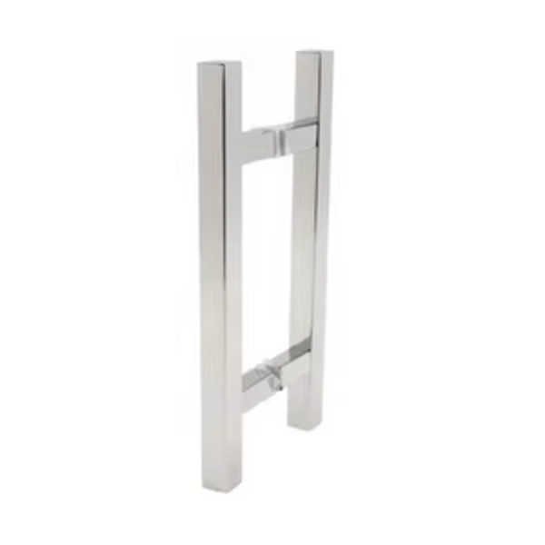 Stainless Steel Square Pull Handle Brush Finish SS 304 | Glass Door Handle UAE