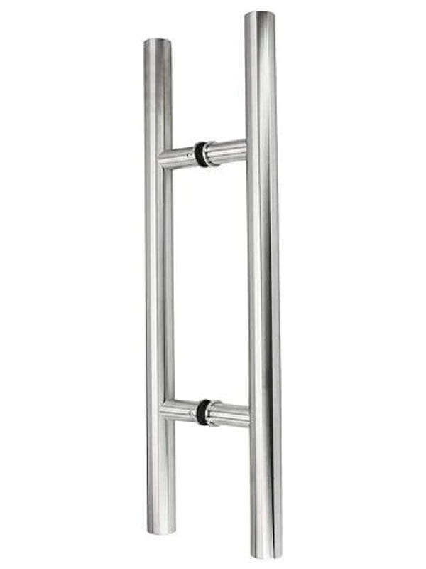 Stainless Steel Round Pull Handle Brush Finish SS 304 | Glass Door Handle UAE