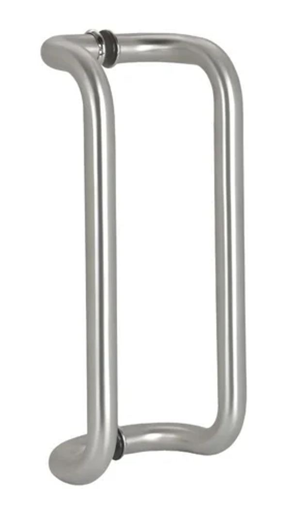 Stainless Steel C Shape Pull Handle Brush Finish SS 304 | Glass Door Handle UAE