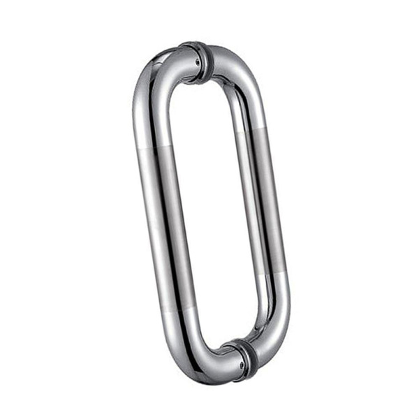 Stainless Steel Oval Pull Handle Brush Finish SS 304 | Glass Door Handle UAE
