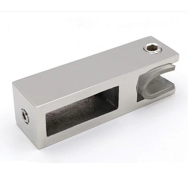 Glass to Tube Connector 10×30mm Brush Finish SS 304 | Stainless Steel Glass Fittings UAE