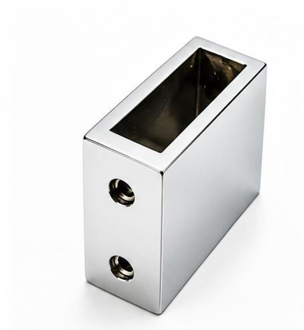 Stainless Steel Wall to Tube Connector 10×30mm Mirror Finish SS 304