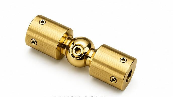 Stainless Steel 25mm Pipe Elbow Gold Brush Finish SS 304