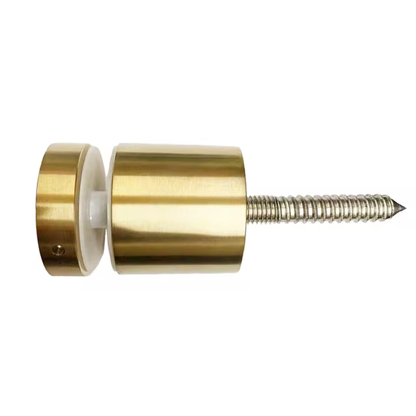 SS 304 Gold Mirror Glass Standoff | Glass Hardware UAE