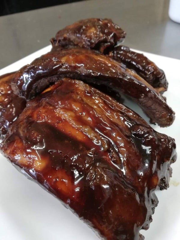 Spareribs menu