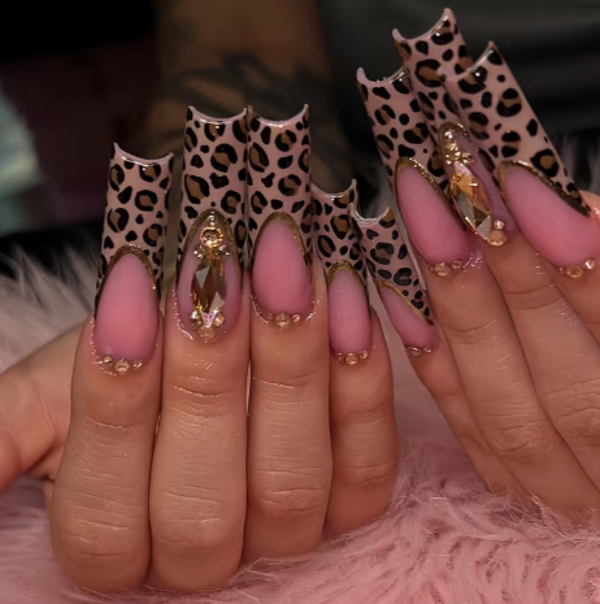 Daughter Butterfly fairyfairy White French edge gorgeous ball party essential nail