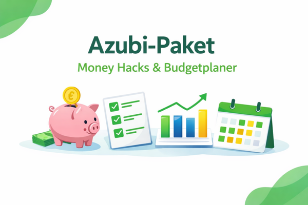 Azubi Money Planer - Budget-Planner (Excel) & Guide (Download)