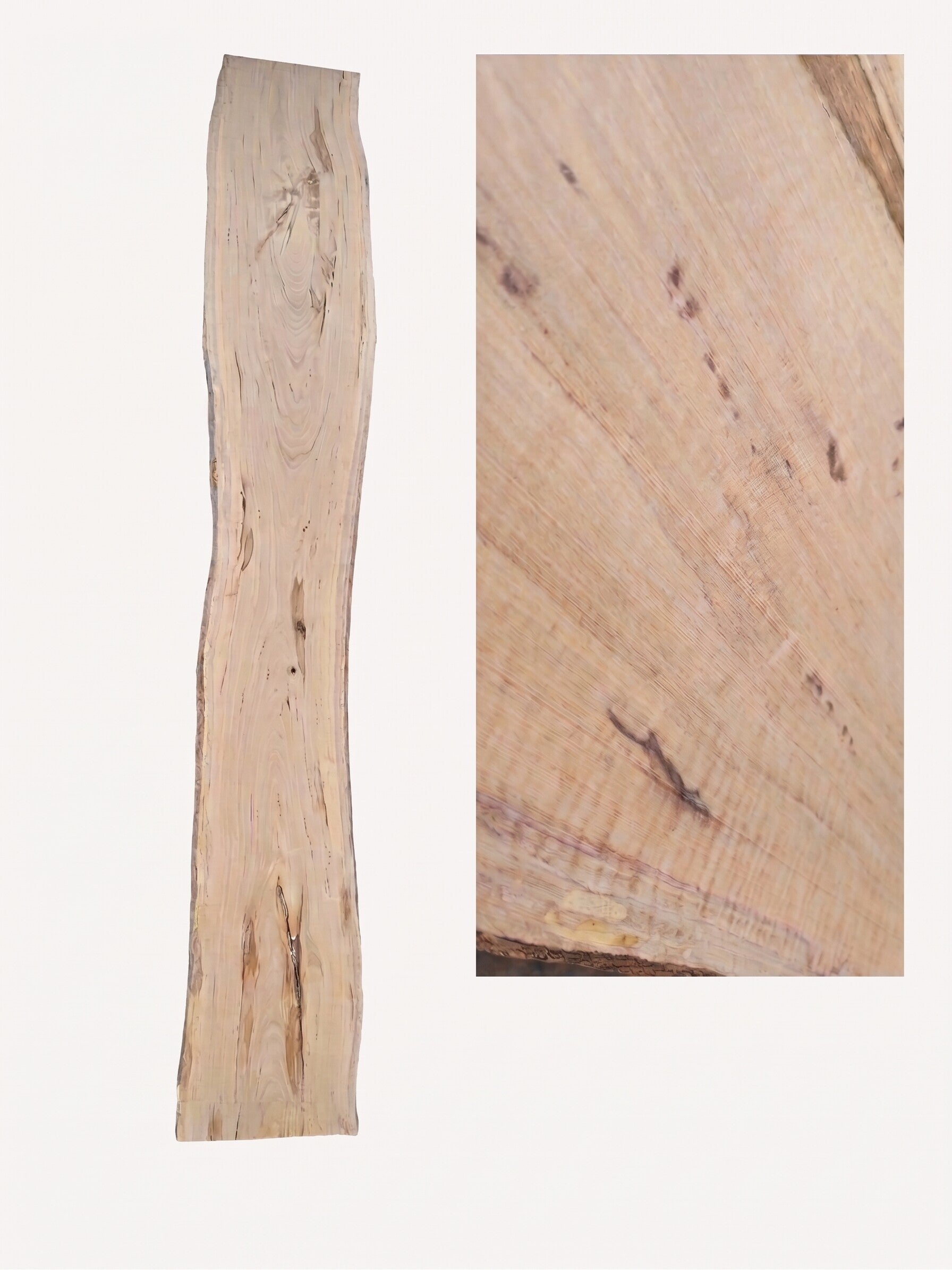 Live Edge White Box Slab