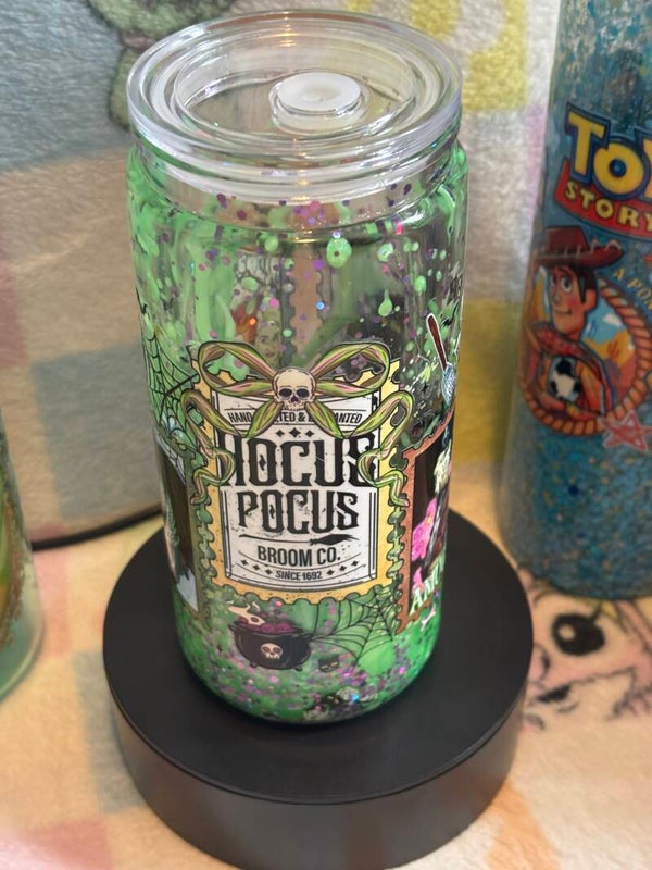 16oz Snowglobe tumbler