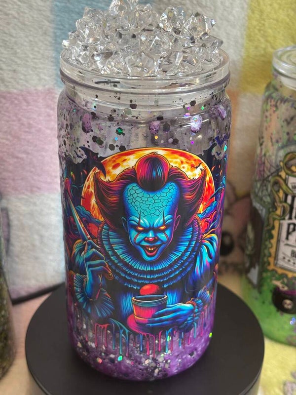 16oz Lava Snowglobe Tumbler