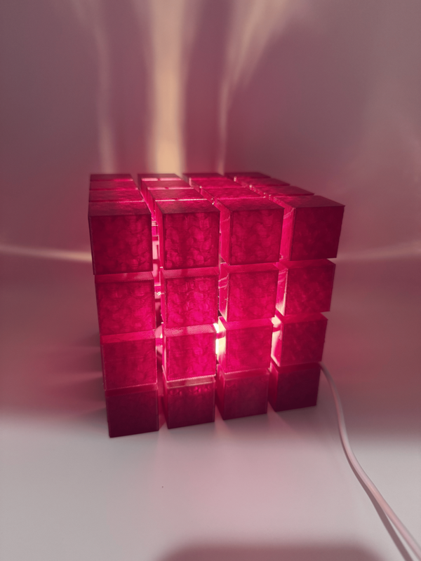 Pixel Glow Cube Lamp