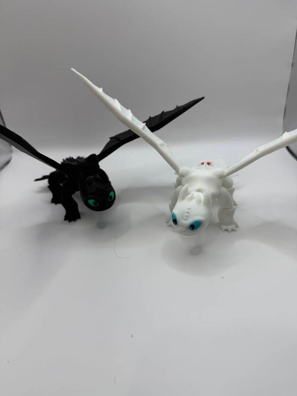 Night Fury & Light Fury Duo