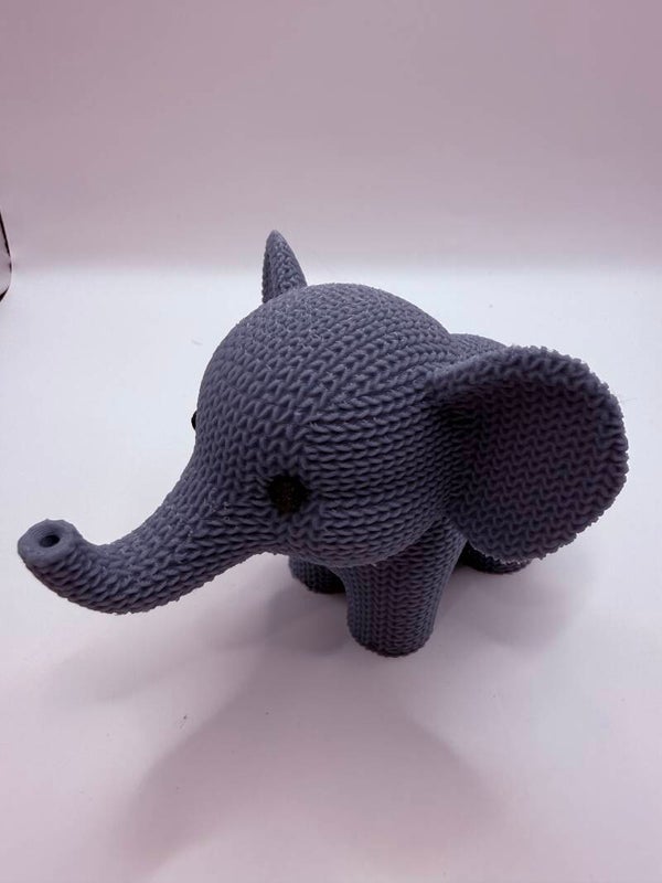 Knit-Style Elephant