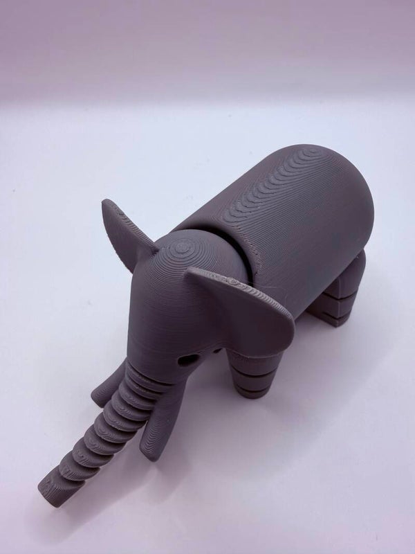3D Printed Articulated Elephant