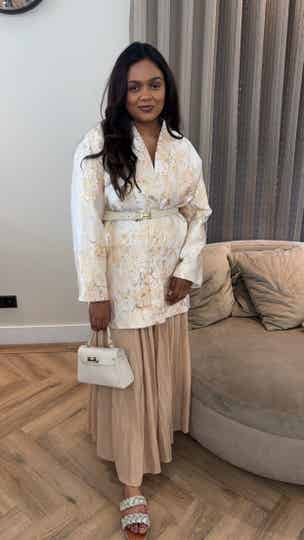 FLOWER JACQUARD | GOLD