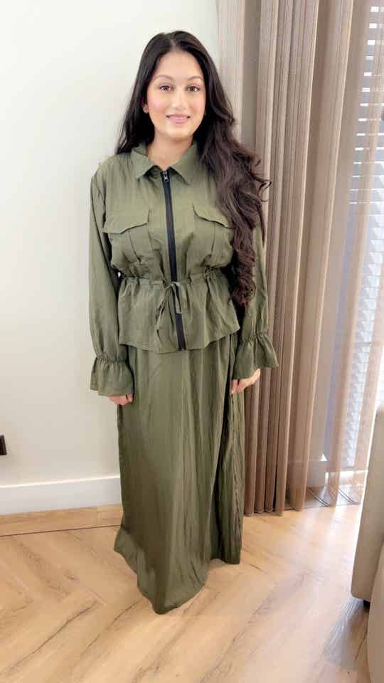 TWO PIECE SKIRT | GREEN