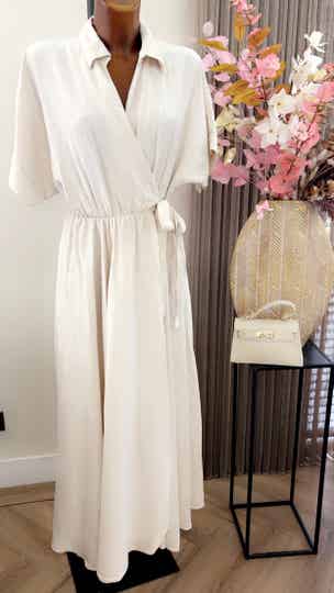 CLAIR DRESS SAND
