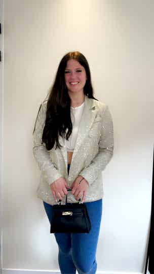 Sparkle Gold Blazer
