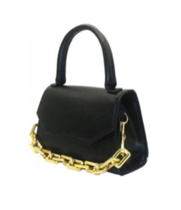 Handtas ‘Golden Chain’ In Black
