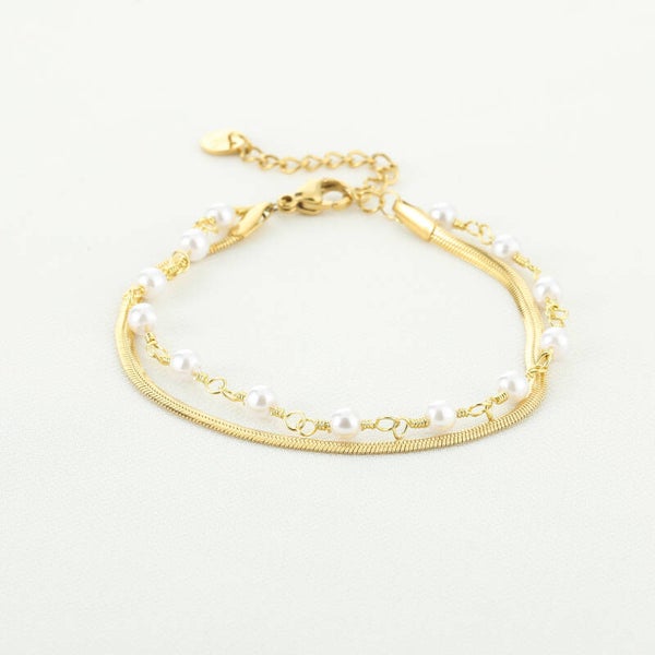 Bracelet Pearl In Gold