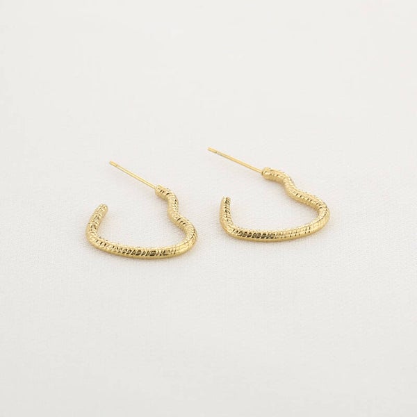 Earrings Heart In Gold