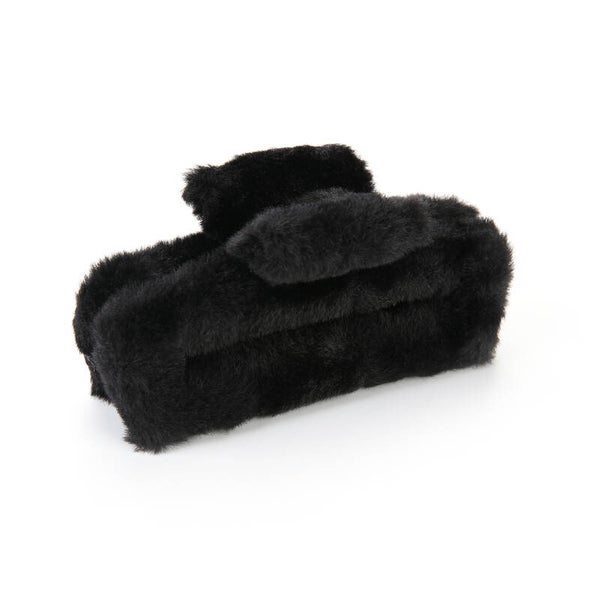 Fluffy Haarklem Zwart