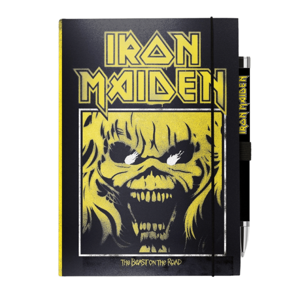 Cuaderno Premium A5 con Bolígrafo Proyector Iron Maiden
