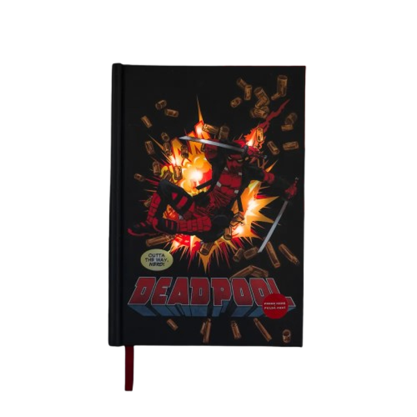Cuaderno Premium A5 con luz Marvel Deadpool
