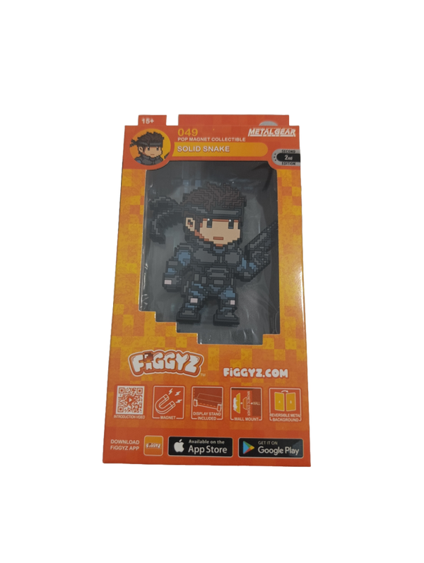Metal Gear Solid 1 Figura  Magnética Solid Snake
