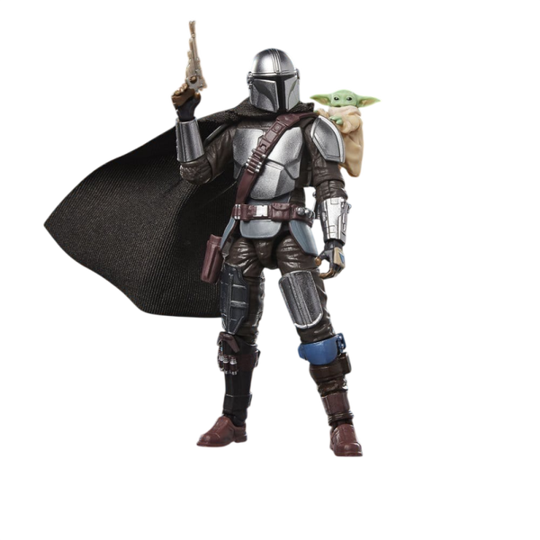 Star Wars: The Mandalorian & Grogu Vintage Collection Figura The Mandalorian & Grogu 10 cm