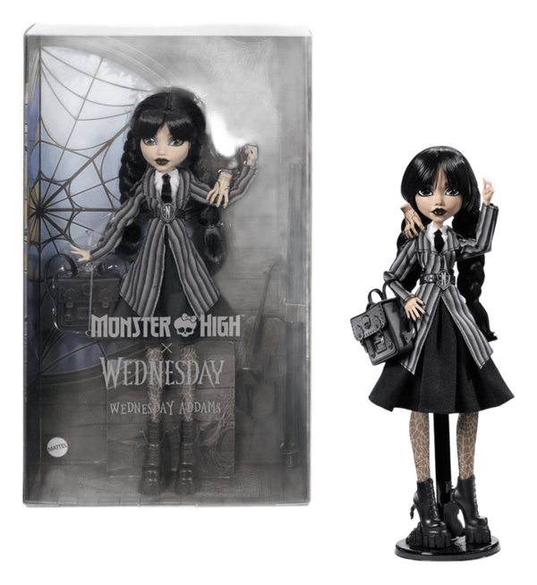 Monster High x Wednesday Muñeca Wednesday Addams